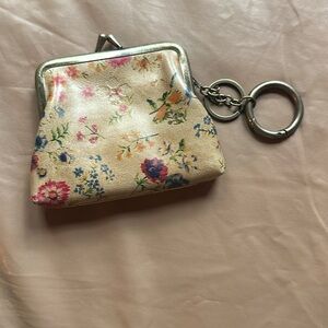 Patricia Nash Prairie rose large leather coin purse. Great condition!